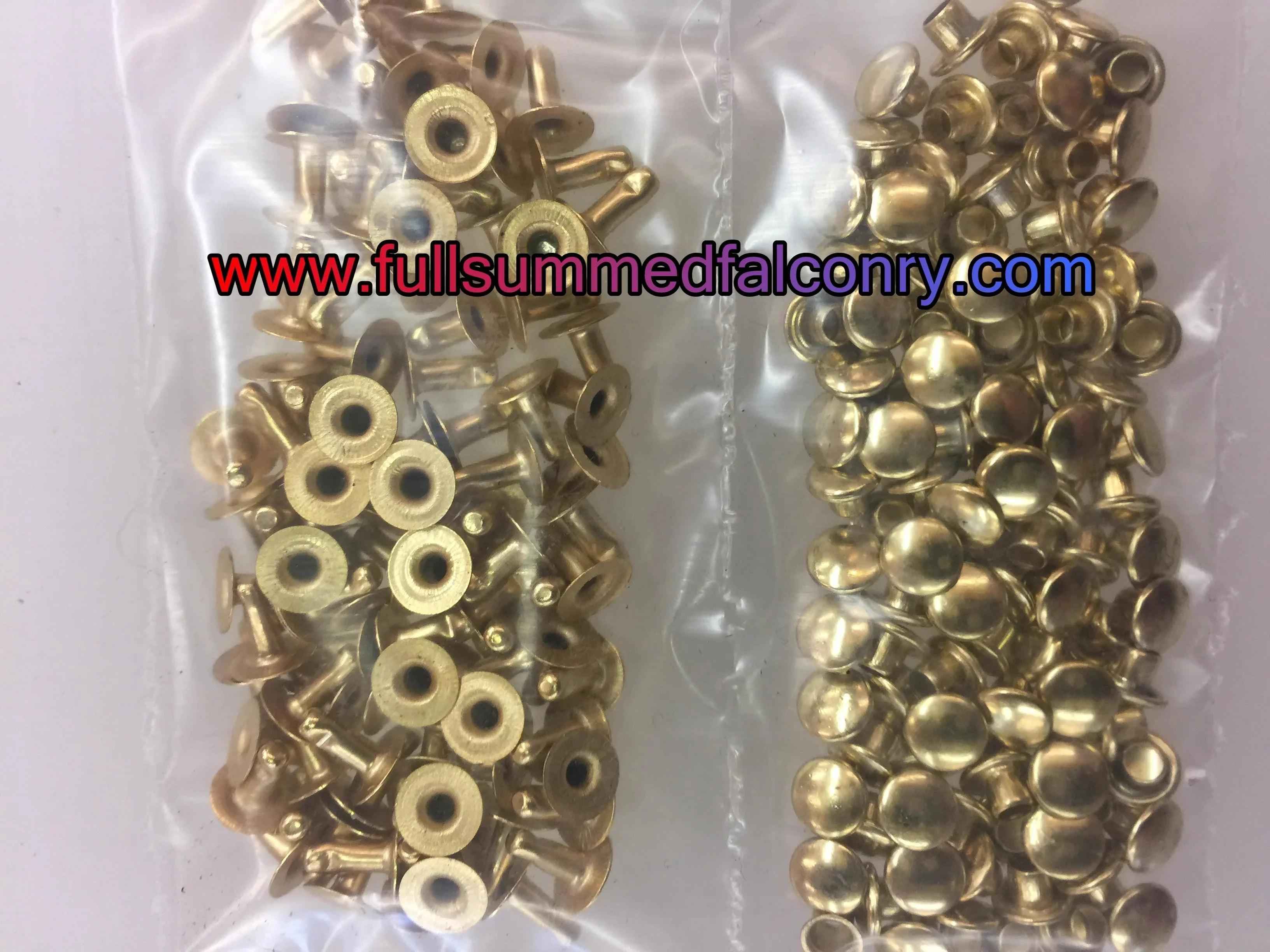 Small Leather Rivets - FULLSUMMED FALCONRY