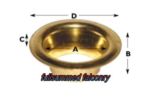 Solid Brass Eyelets and Rings image 0