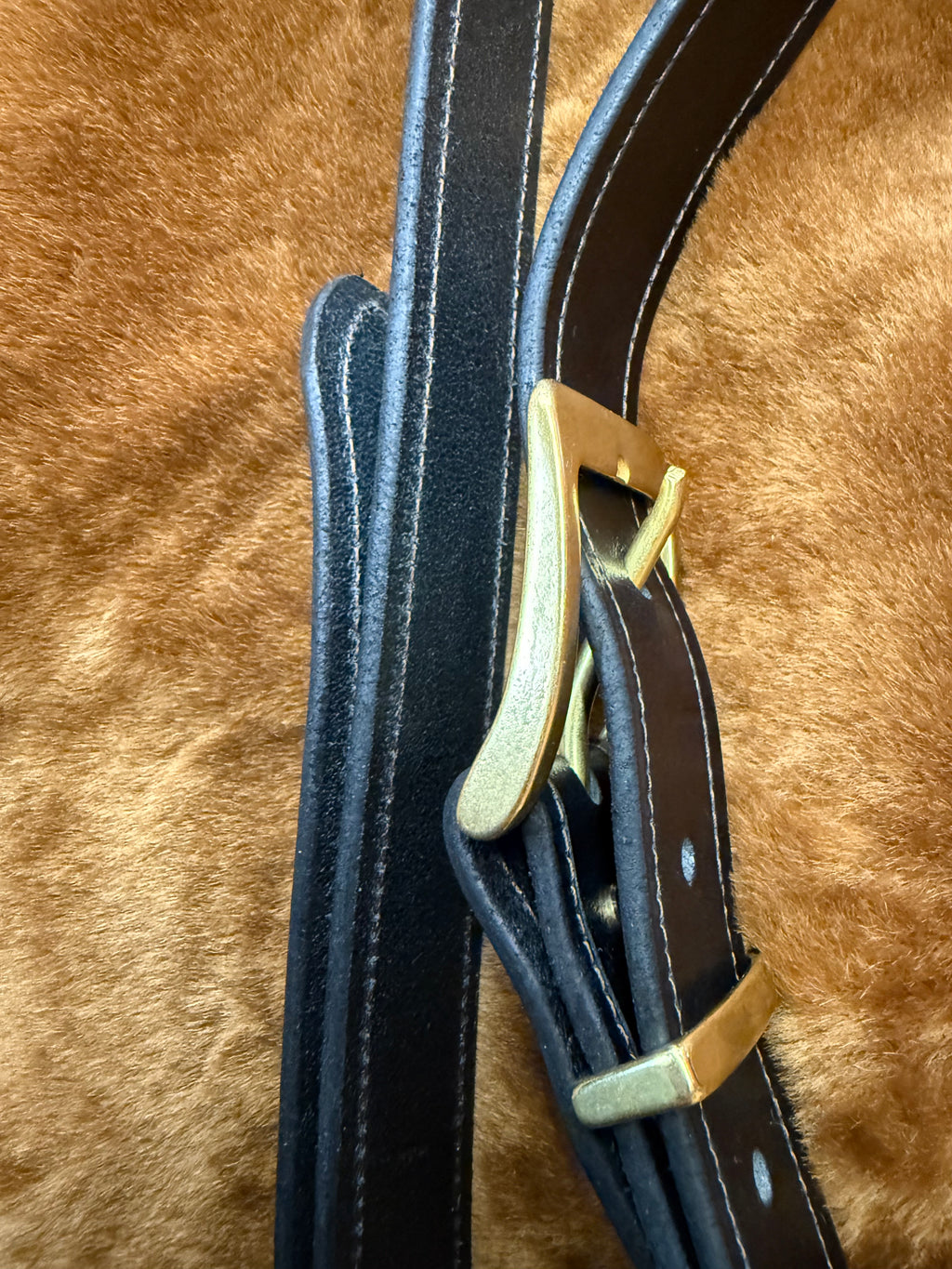 Premium leather belts for everyday use showcasing high-quality leather and a stylish brass buckle.
