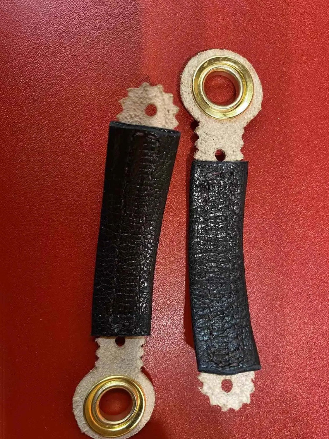 Falcon Riveted Anklets with Padded rolled edge-FULLSUMMED FALCONRY