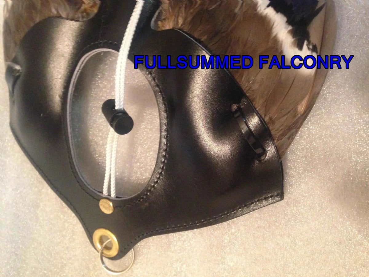 box calf falconry swing lures featuring durable leather with attachment points for wings.