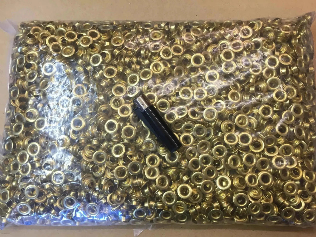 Brass Eyelets for Falconry anklets-FULLSUMMED FALCONRY