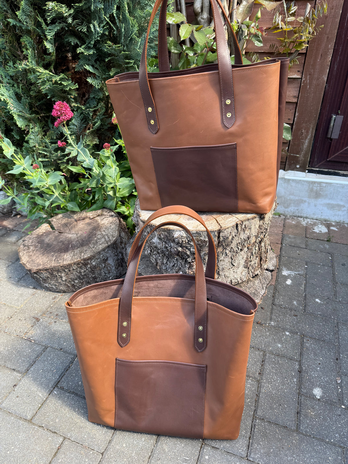 Handmade Leather Tote Bag