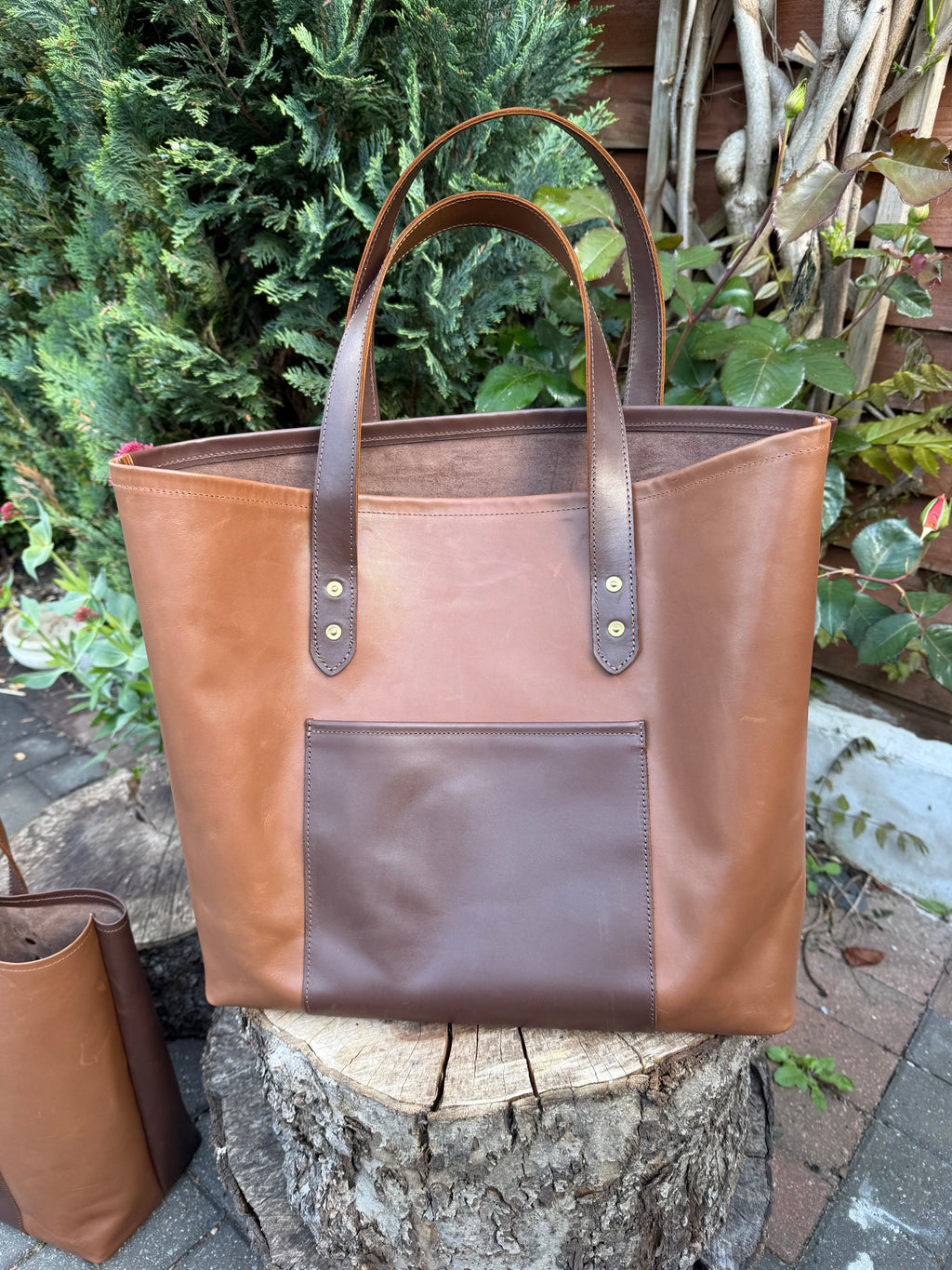 Handmade Leather Tote Bag