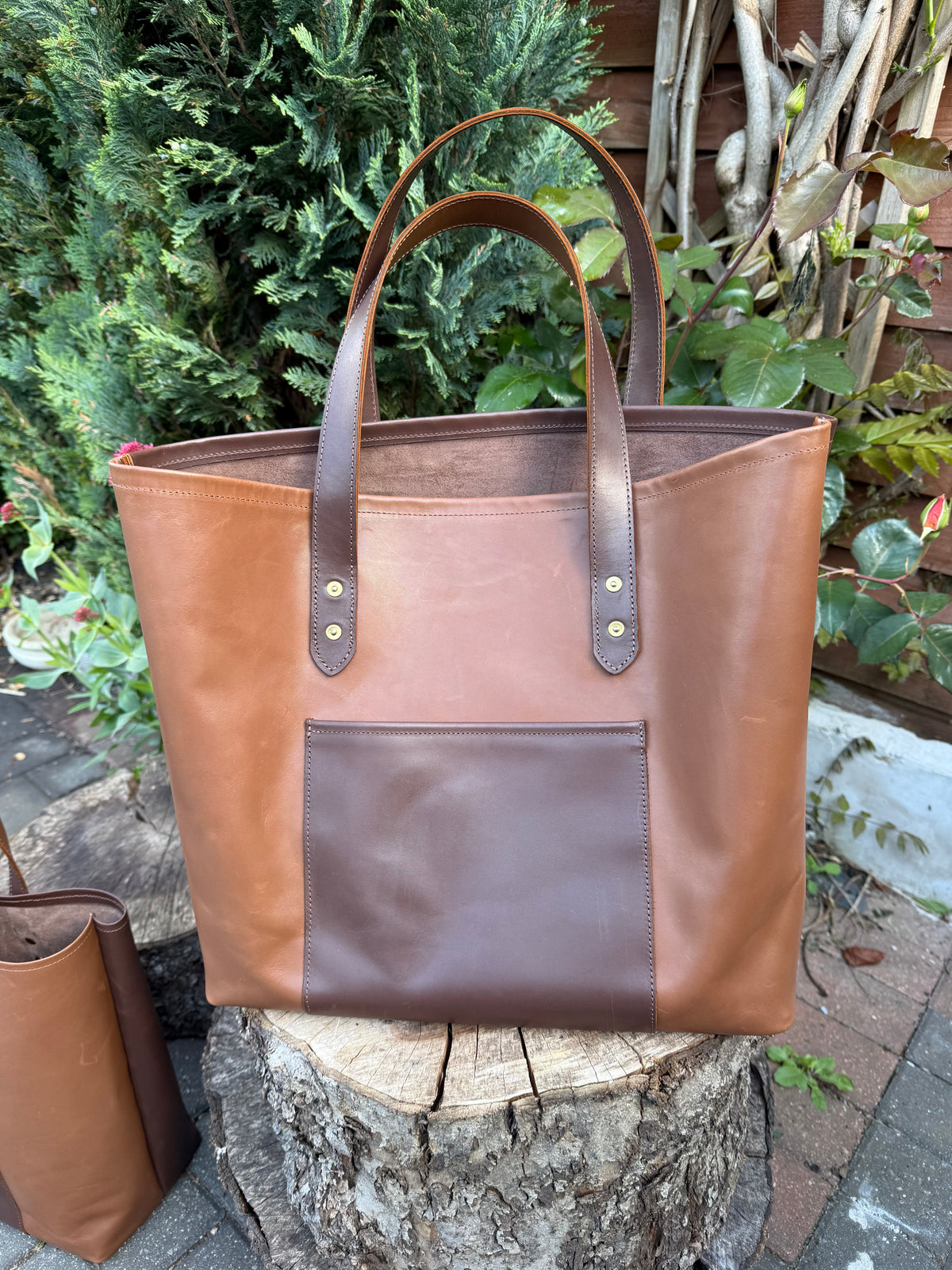 Handmade Leather Tote Bag
