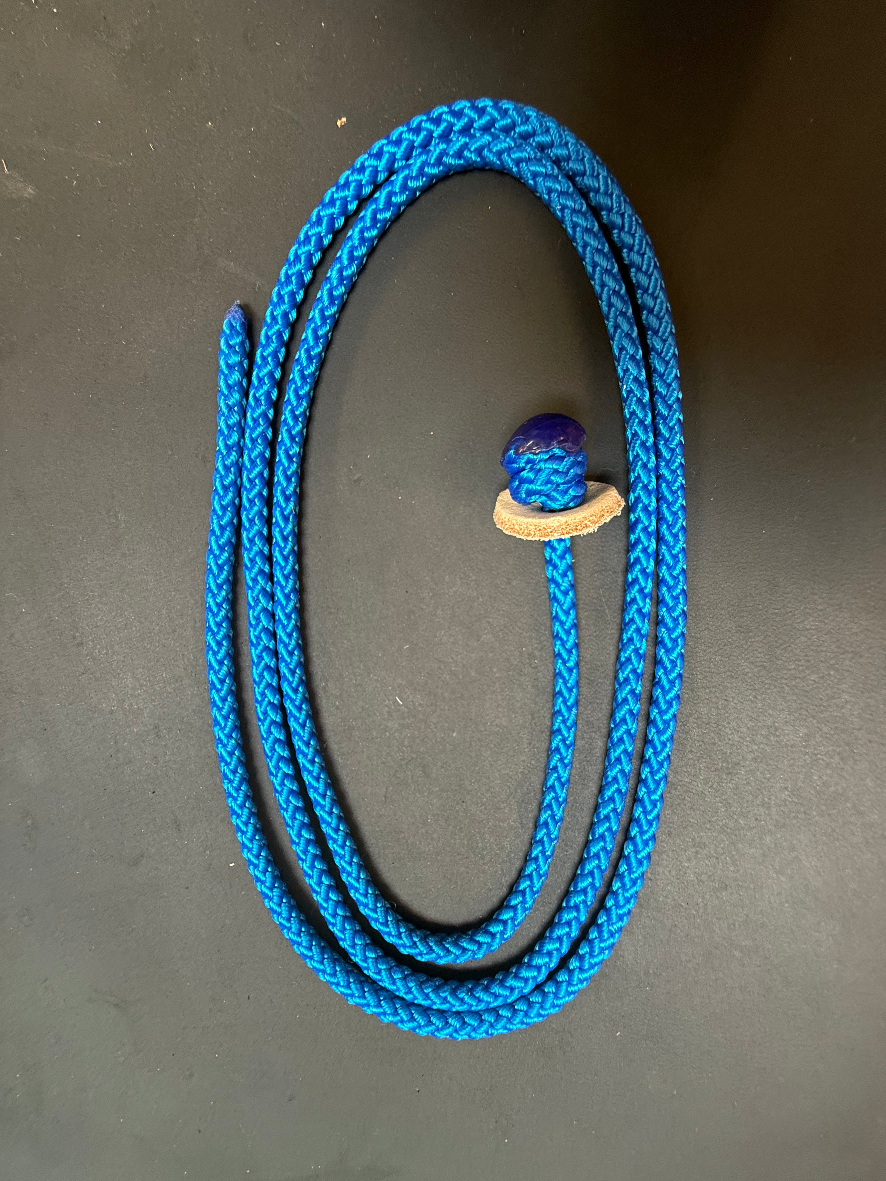 falconry button leash for tethering