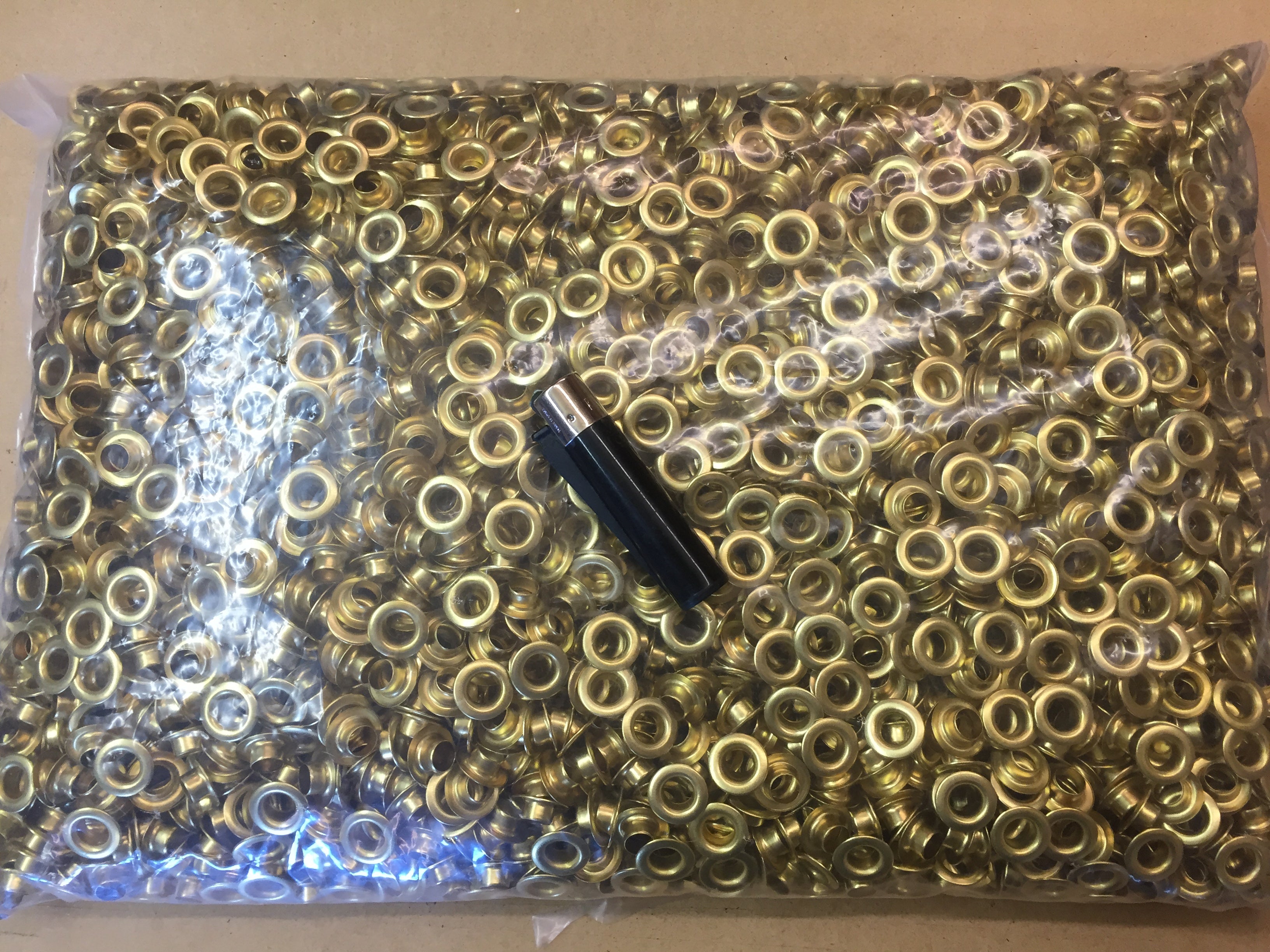 Solid Brass Eyelets and Rings image 2