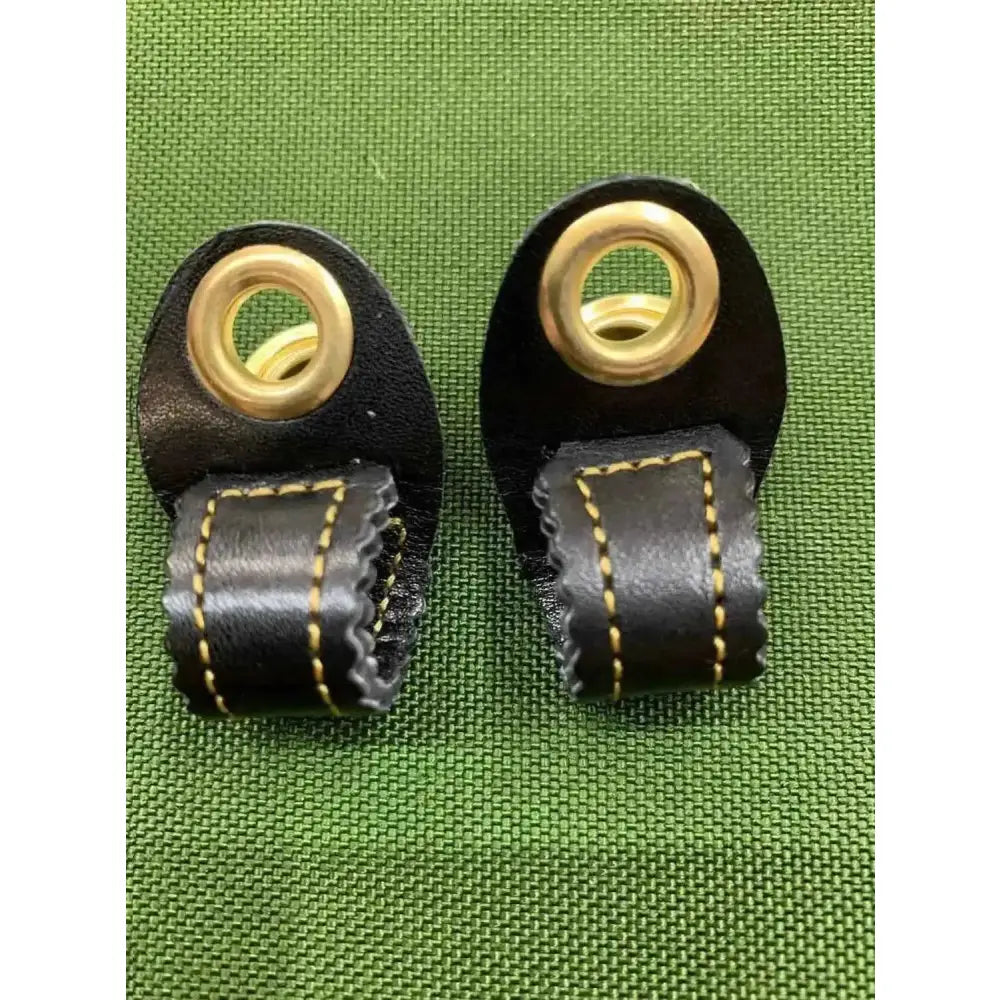 Aylmeri Leather Anklets – 2-Ply Scalloped Falconry