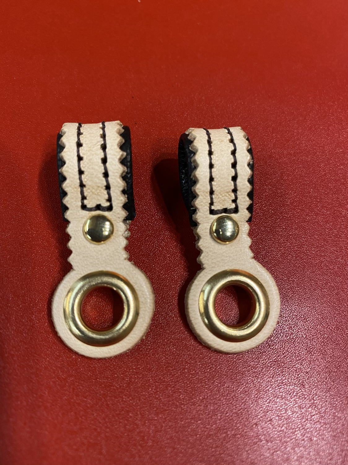 Falcon Riveted Anklets with Padded rolled edge image 0