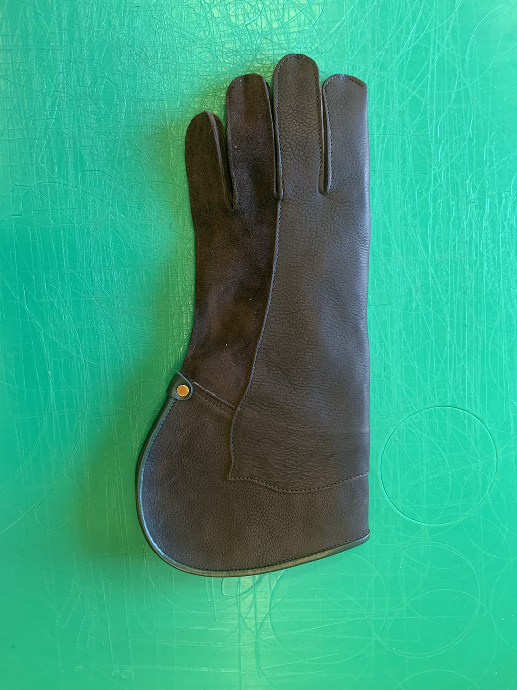 Falconry glove double full length 15” image 2
