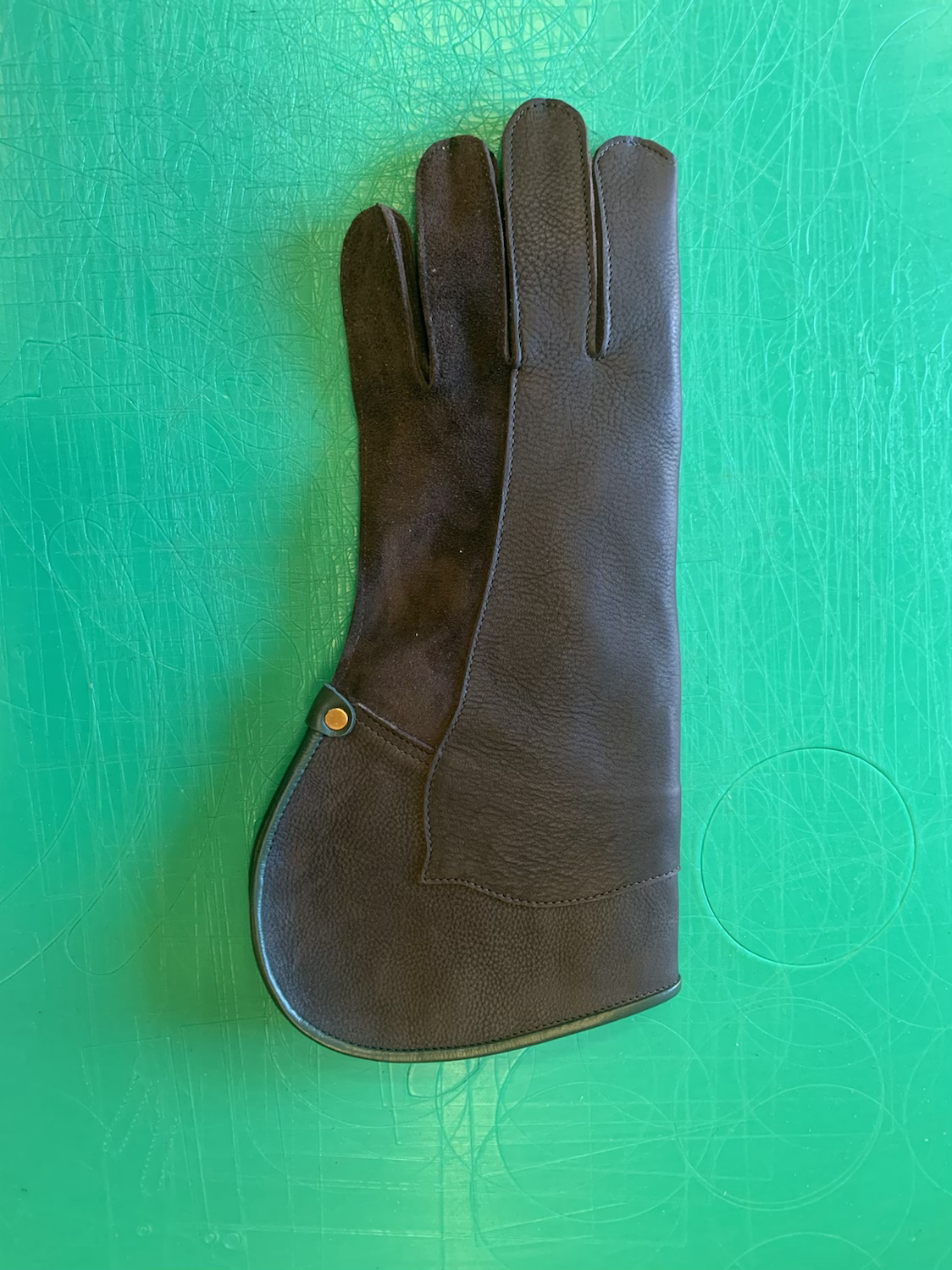 Falconry glove double full length 15” image 2
