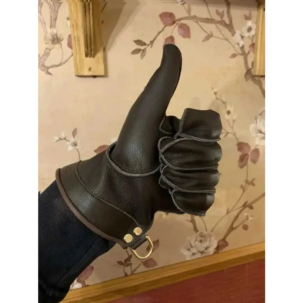 Falconry Gloves Machine Sewn