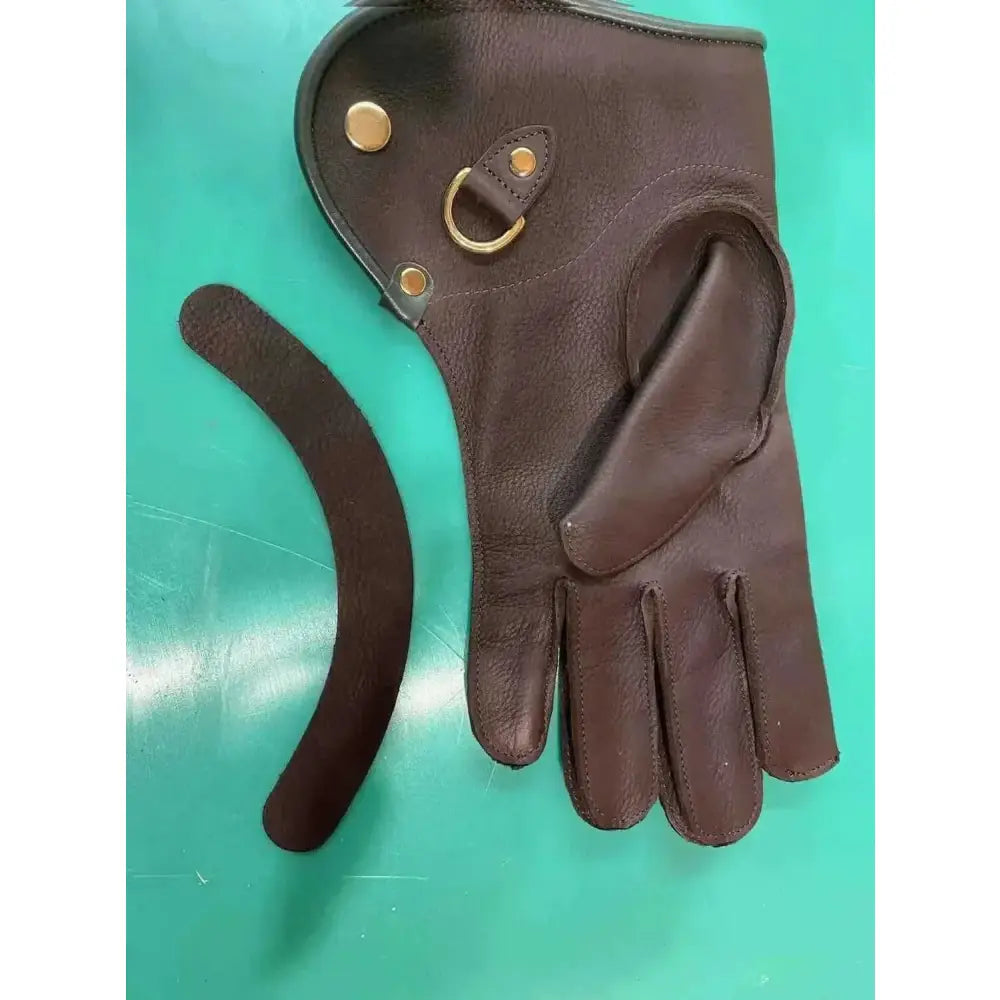Falconry Gloves Machine Sewn