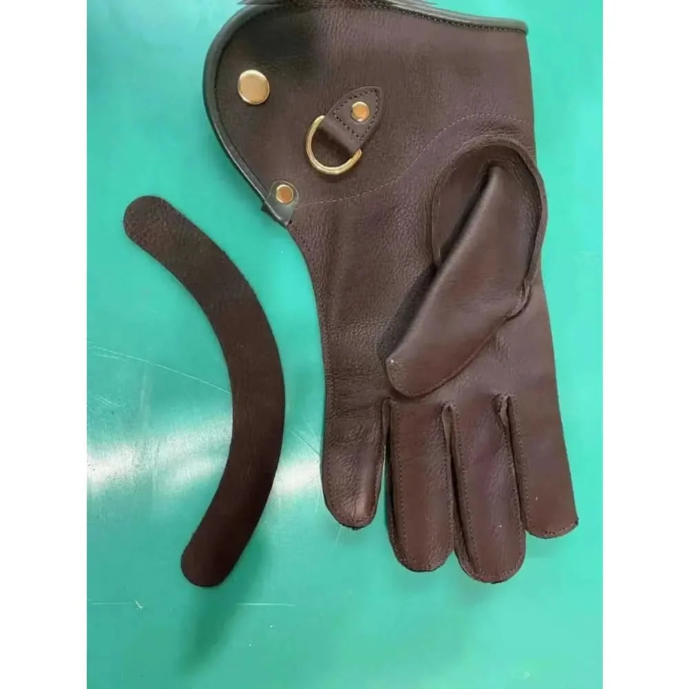 Falconry Gloves Machine Sewn