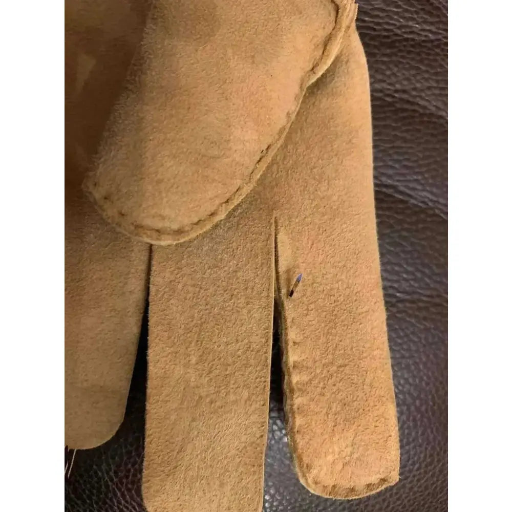 Hand-Sewn Deerskin Falconry Gloves