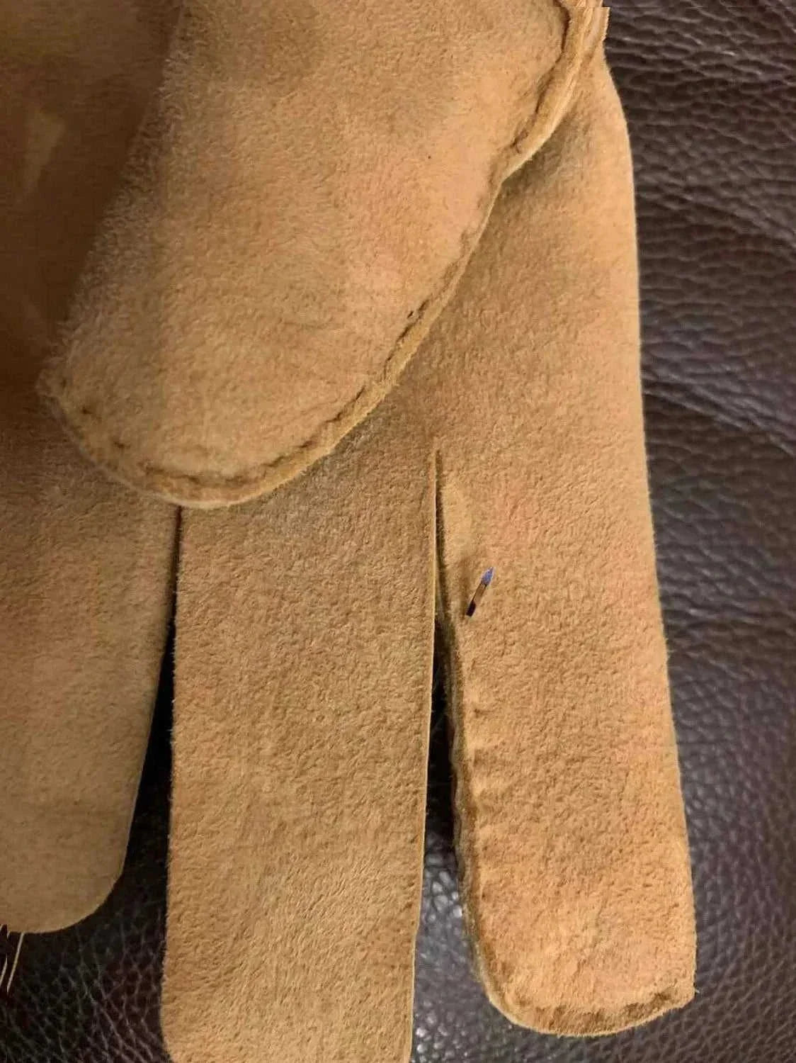 Hand-Sewn Deerskin Falconry Gloves