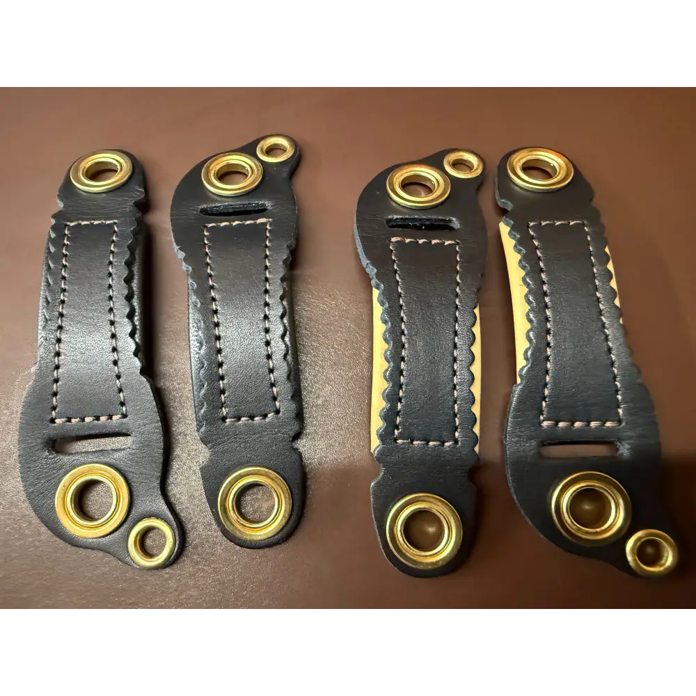 Handcrafted Leather Jesses and Anklets Set