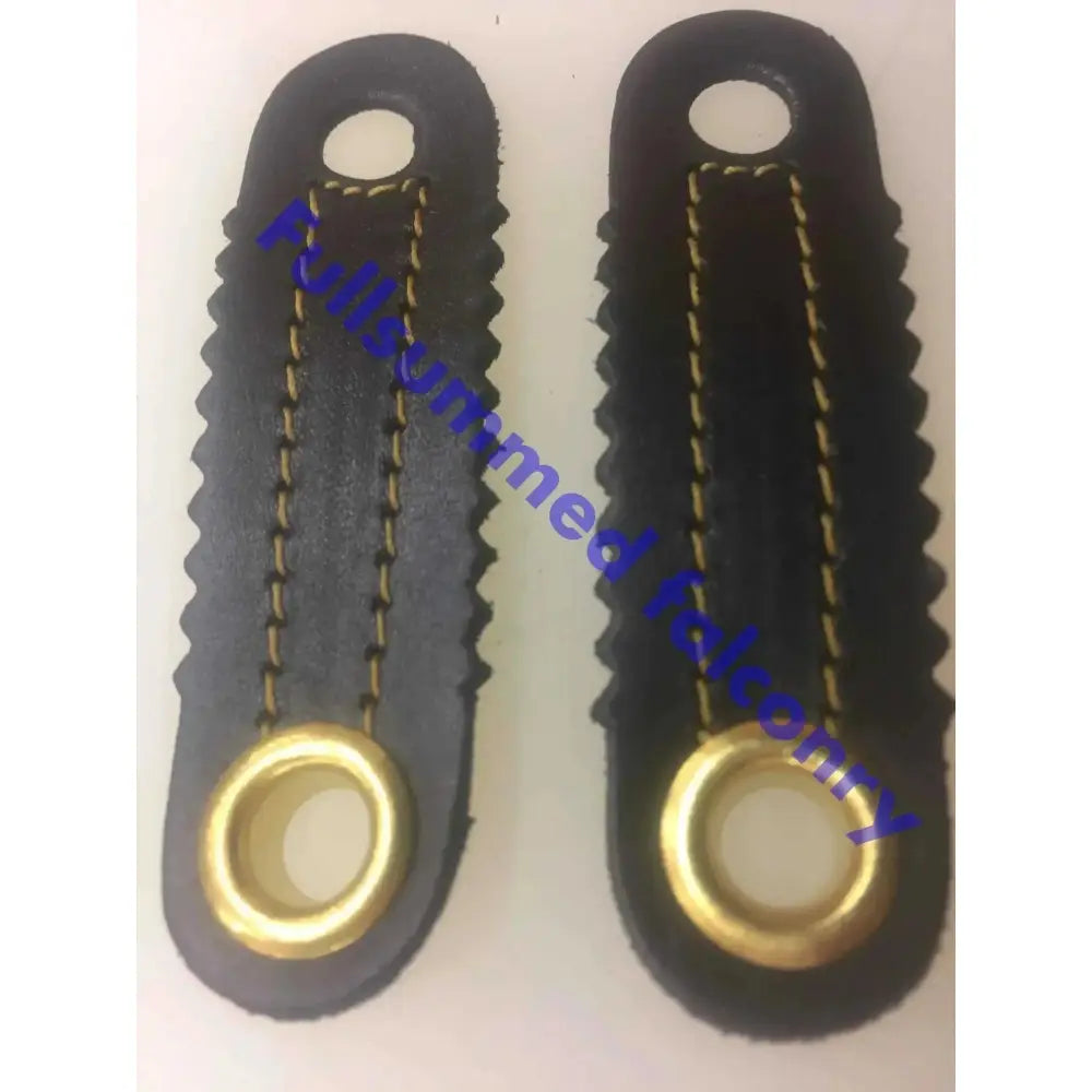 Leather Bird Anklets with Eyelets & Rings
