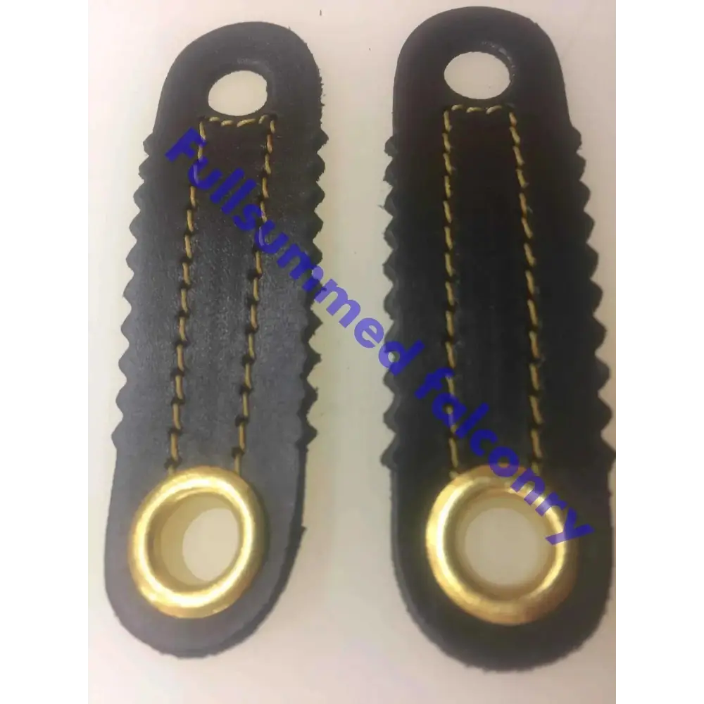 Leather Bird Anklets with Eyelets & Rings